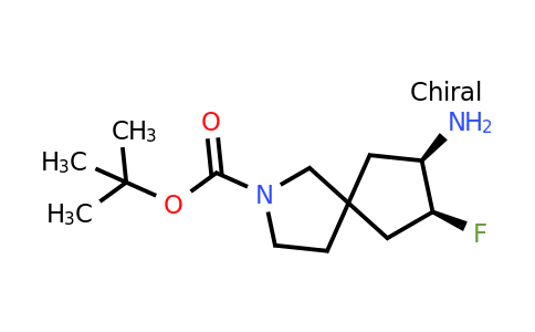 CAS 1638757-71-7 | cis-7-amino-8-fluoro-2-aza-spiro[4.4]nonane-2-carboxylic acid tert-butyl ester