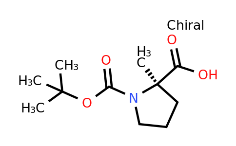 CAS 166170-15-6 | (R)-1-(Tert-butoxycarbonyl)-2-methylpyrrolidine-2-carboxylic acid