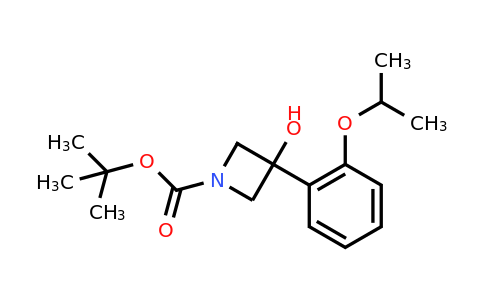 CAS 1702150-36-4 | tert-butyl 3-hydroxy-3-[2-(propan-2-yloxy)phenyl]azetidine-1-carboxylate