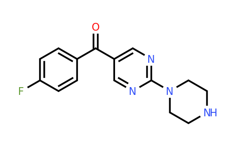 CAS 1703794-75-5 | (4-Fluorophenyl)(2-(piperazin-1-yl)pyrimidin-5-yl)methanone