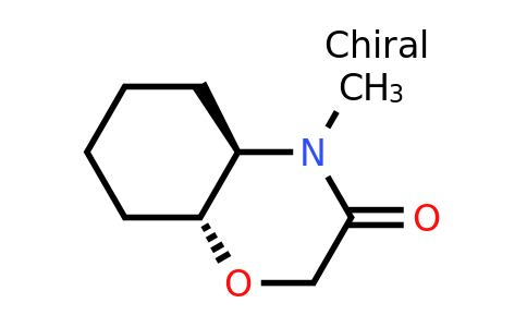 2H-1,4-Benzoxazin-3(4H)-one, hexahydro-4-methyl-, trans-
