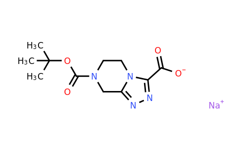 CAS 1788041-59-7 | sodium 7-[(tert-butoxy)carbonyl]-5H,6H,7H,8H-[1,2,4]triazolo[4,3-a]pyrazine-3-carboxylate