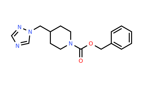 CAS 1803580-88-2 | benzyl 4-[(1H-1,2,4-triazol-1-yl)methyl]piperidine-1-carboxylate