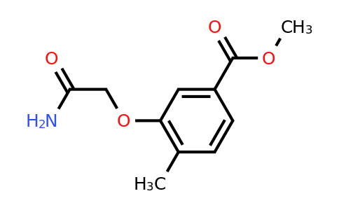 CAS 1803599-50-9 | methyl 3-(carbamoylmethoxy)-4-methylbenzoate