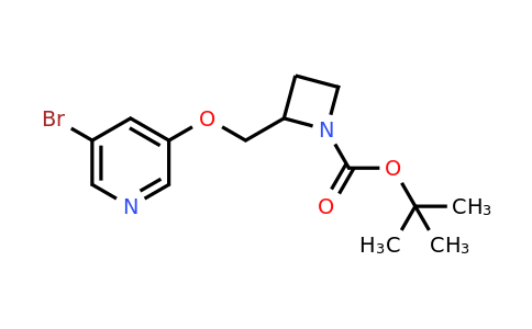 CAS 1823500-18-0 | tert-Butyl 2-(((5-bromopyridin-3-yl)oxy)methyl)azetidine-1-carboxylate