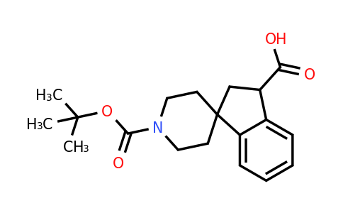 CAS 185526-32-3 | 1'-(Tert-butoxycarbonyl)-2,3-dihydrospiro[indene-1,4'-piperidine]-3-carboxylic acid