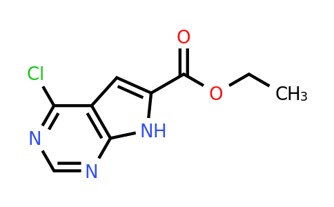 CAS 187725-00-4 | ethyl 4-chloro-7H-pyrrolo[2,3-d]pyrimidine-6-carboxylate