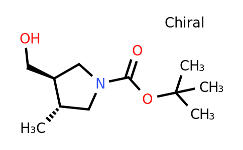 CAS 1877308-30-9 | tert-butyl (3R,4R)-3-(hydroxymethyl)-4-methyl-pyrrolidine-1-carboxylate