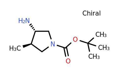 CAS 1932160-29-6 | tert-butyl (3S,4R)-3-amino-4-methylpyrrolidine-1-carboxylate