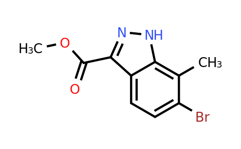 CAS 1965309-10-7 | 6-Bromo-7-methyl-1H-indazole-3-carboxylic acid methyl ester