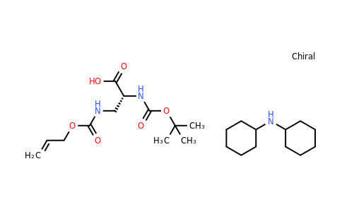 CAS 204197-26-2 | Dicyclohexylamine (R)-3-(((allyloxy)carbonyl)amino)-2-((tert-butoxycarbonyl)amino)propanoate