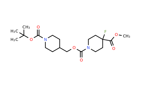 CAS 2055839-71-7 | 1-{1-[(tert-butoxy)carbonyl]piperidin-4-yl}methyl 4-methyl 4-fluoropiperidine-1,4-dicarboxylate