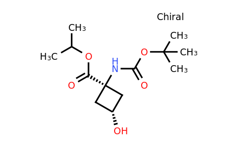 CAS 2055840-96-3 | propan-2-yl -1-{[(tert-butoxy)carbonyl]amino}-3-hydroxycyclobutane-1-carboxylate,trans-