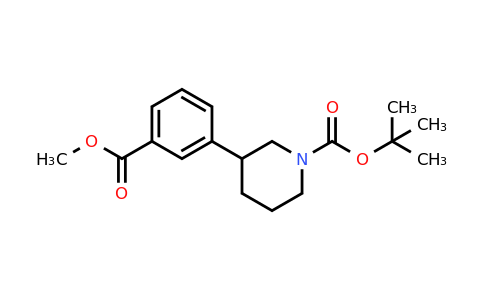 CAS 2055841-21-7 | tert-butyl 3-[3-(methoxycarbonyl)phenyl]piperidine-1-carboxylate