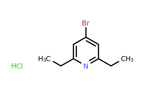 CAS 2055841-93-3 | 4-bromo-2,6-diethylpyridine hydrochloride