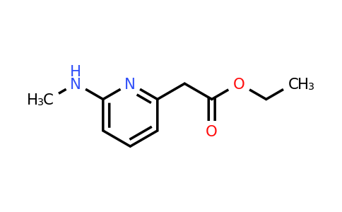 CAS 205676-86-4 | ethyl 2-[6-(methylamino)pyridin-2-yl]acetate