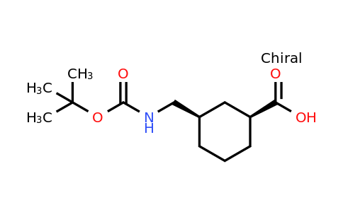 CAS 208705-96-8 | cis-3-[(tert-butoxycarbonylamino)methyl]cyclohexanecarboxylic acid