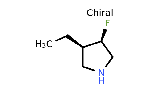 CAS 2090207-24-0 | cis-3-ethyl-4-fluoropyrrolidine
