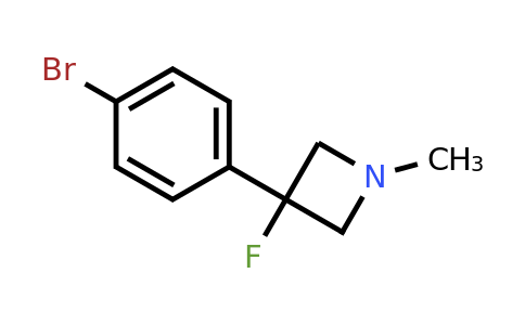 CAS 2091468-73-2 | 3-(4-bromophenyl)-3-fluoro-1-methylazetidine