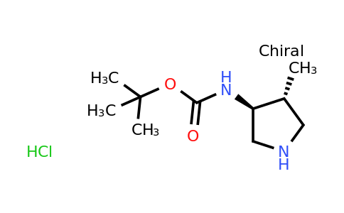 CAS 2097068-61-4 | trans-(4-Methyl-pyrrolidin-3-yl)-carbamic acid tert-butyl ester hydrochloride
