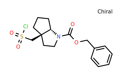 CAS 2137990-52-2 | rac-benzyl (3aR,6aS)-3a-[(chlorosulfonyl)methyl]-octahydrocyclopenta[b]pyrrole-1-carboxylate
