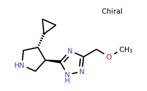 CAS 2138118-61-1 | rac-5-[(3R,4R)-4-cyclopropylpyrrolidin-3-yl]-3-(methoxymethyl)-1H-1,2,4-triazole