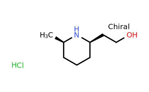 CAS 2155840-42-7 | rac-2-[(2R,6R)-6-methylpiperidin-2-yl]ethan-1-ol hydrochloride