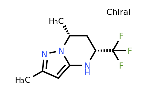 CAS 2155840-45-0 | rac-(5R,7R)-2,7-dimethyl-5-(trifluoromethyl)-4H,5H,6H,7H-pyrazolo[1,5-a]pyrimidine