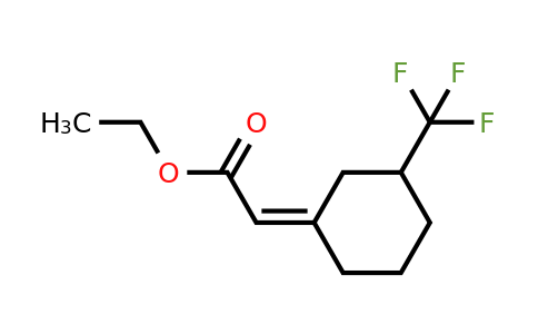 CAS 2155873-16-6 | ethyl 2-[(1Z)-3-(trifluoromethyl)cyclohexylidene]acetate
