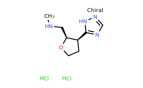 CAS 2187426-51-1 | rac-methyl({[(2R,3R)-3-(1H-1,2,4-triazol-5-yl)oxolan-2-yl]methyl})amine dihydrochloride