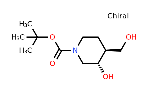 CAS 219975-81-2 | trans-3-hydroxy-4-hydroxymethylpiperidine-1-carboxylic acid tert-butyl ester