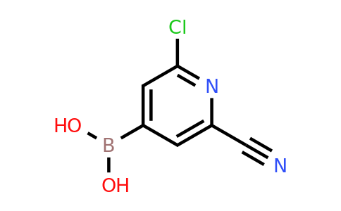 CAS 2225154-46-9 | (2-Chloro-6-cyanopyridin-4-YL)boronic acid