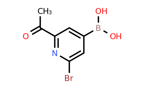 CAS 2225154-85-6 | (2-Acetyl-6-bromopyridin-4-YL)boronic acid