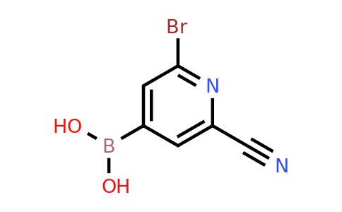 CAS 2225181-31-5 | (2-Bromo-6-cyanopyridin-4-YL)boronic acid