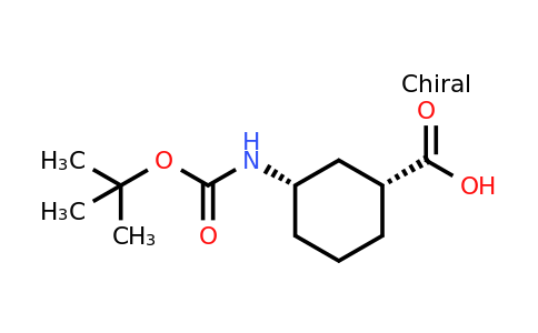 CAS 222530-39-4 | (1R,3S)-3-{[(tert-butoxy)carbonyl]amino}cyclohexane-1-carboxylic acid
