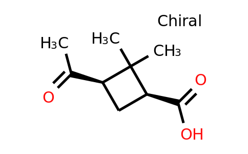 CAS 22571-78-4 | (1S,3R)-3-acetyl-2,2-dimethylcyclobutane-1-carboxylic acid
