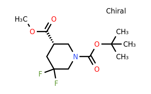 CAS 2306248-87-1 | O1-tert-butyl O3-methyl (3S)-5,5-difluoropiperidine-1,3-dicarboxylate