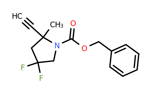 CAS 2306268-90-4 | benzyl 2-ethynyl-4,4-difluoro-2-methyl-pyrrolidine-1-carboxylate