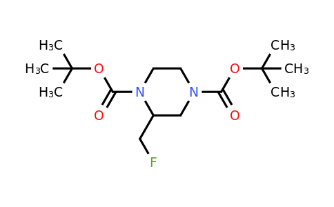 CAS 2331260-27-4 | 2-Fluoromethyl-piperazine-1,4-dicarboxylic acid di-tert-butyl ester