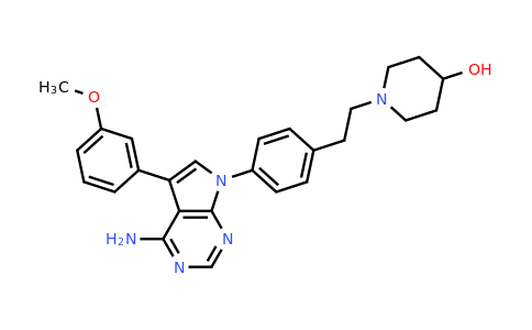 CAS 234772-64-6 | 4-piperidinol, 1-[2-[4-[4-amino-5-(3-methoxyphenyl)-7h-pyrrolo[2,3-d]pyrimidin-7-yl]phenyl]ethyl]-