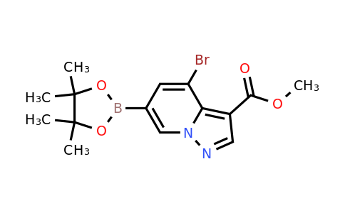 CAS 2379560-91-3 | 4-Bromo-3-methoxycarbonyl-pyrazolo[1,5-a]pyridine-6-boronic acid pinacol ester