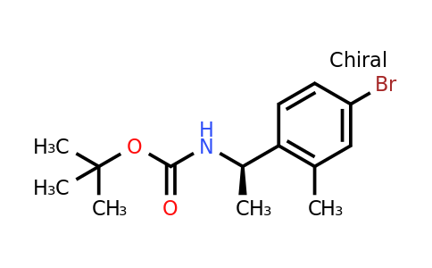 CAS 2387559-64-8 | (R)-[1-(4-Bromo-2-methyl-phenyl)-ethyl]-carbamic acid tert-butyl ester
