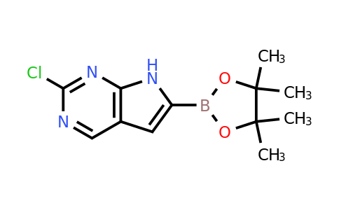 CAS 2408429-69-4 | 2-Chloro-7H-pyrrolo[2,3-d]pyrimidine-6-boronic acid pinacol ester