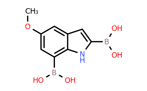 CAS 2408429-91-2 | 5-Methoxy-1H-indole-2,7-diboronic acid