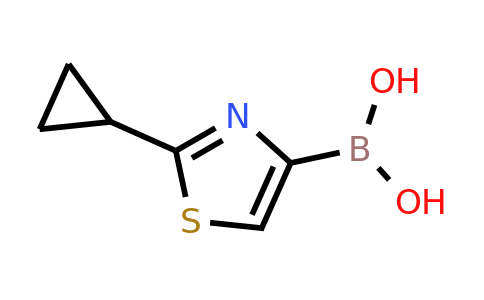 CAS 2408429-92-3 | 2-Cyclopropyl-thiazole-4-boronic acid
