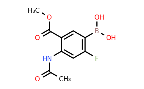 CAS 2408430-12-4 | 4-Acetylamino-2-fluoro-5-methoxycarbonylphenylboronic acid