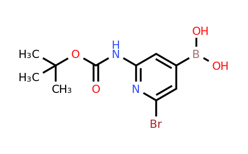 CAS 2408430-37-3 | 2-Bocamino-6-bromo-pyridine-4-boronic acid