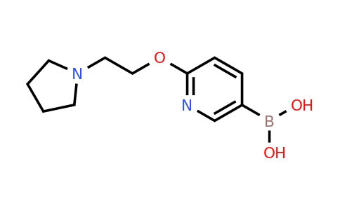 CAS 2408430-38-4 | 2-(2-Pyrrolidin-1-yl-ethoxy)-pyridine-5-boronic acid