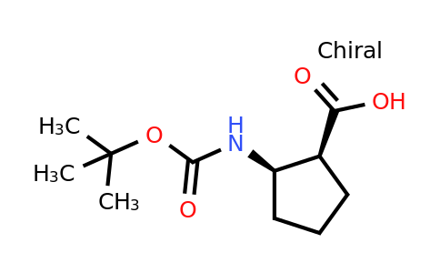 CAS 245115-25-7 | (1R,2R)-Boc-2-amino-cyclopentanecarboxylic acid