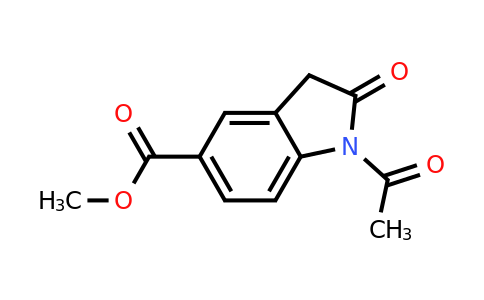 CAS 247082-83-3 | 1-Acetyl-2-oxo-2,3-dihydro-1H-indole-5-carboxylic acid methyl ester